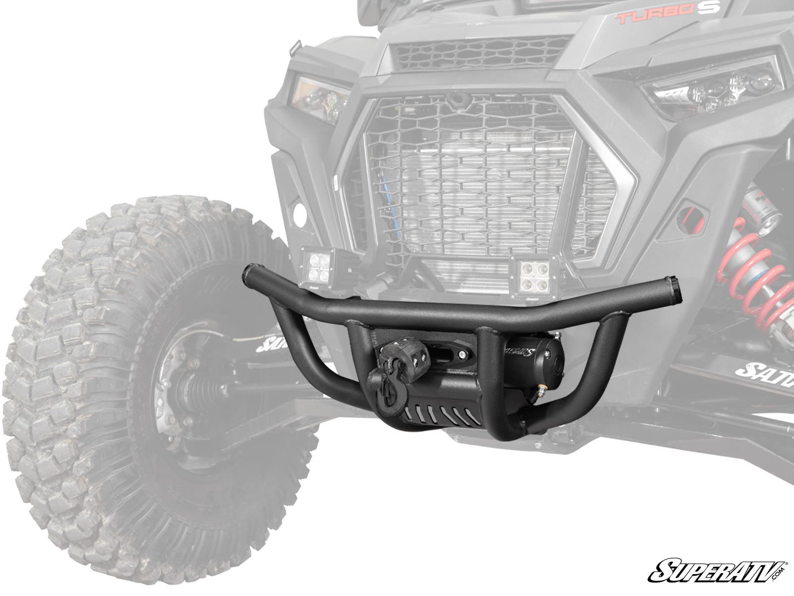 Photo of SuperATV Polaris RZR XP Turbo S Winch-Ready Front Bumper by SuperATV - Premium Bumpers for UTVs / Side by Sides