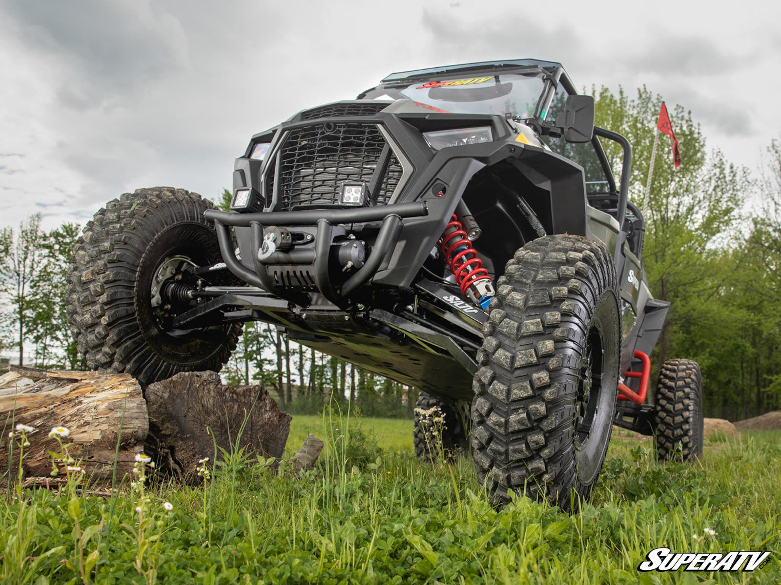 Photo of SuperATV Polaris RZR XP Turbo S Winch-Ready Front Bumper by SuperATV - Premium Bumpers for UTVs / Side by Sides
