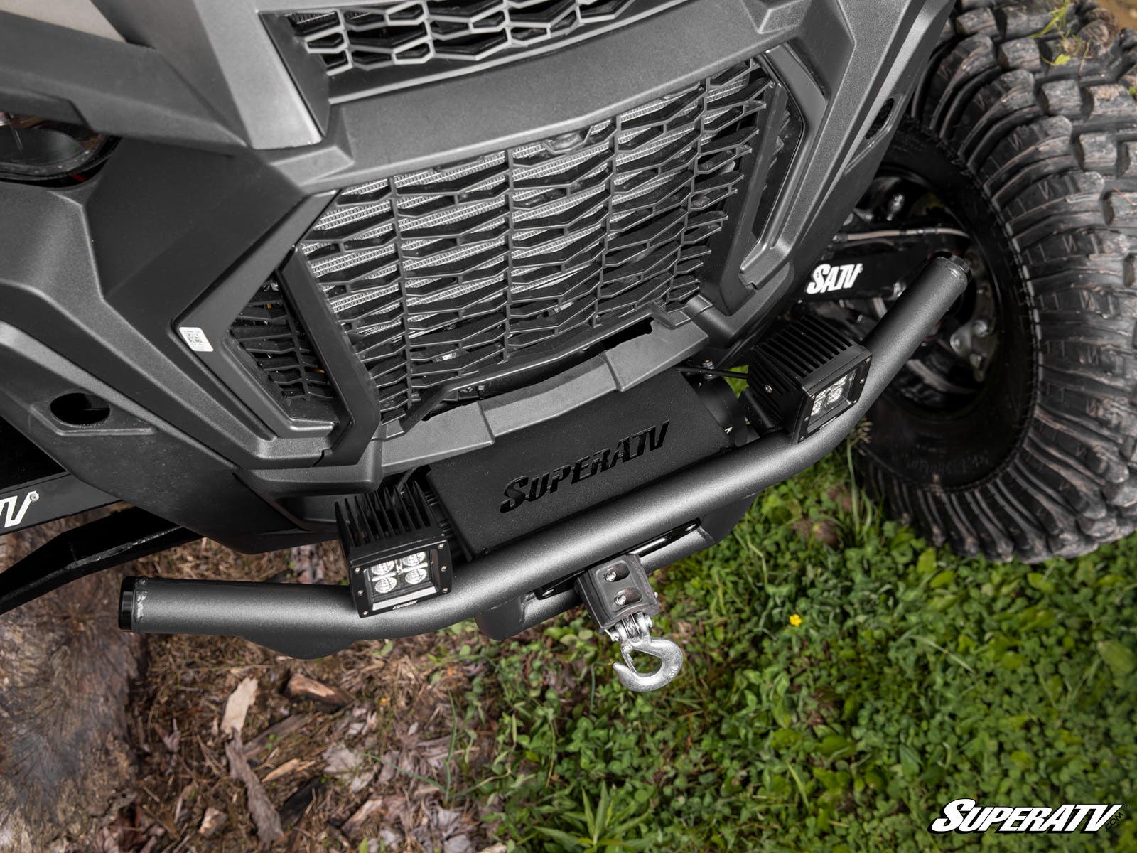 Photo of SuperATV Polaris RZR XP Turbo S Winch-Ready Front Bumper by SuperATV - Premium Bumpers for UTVs / Side by Sides