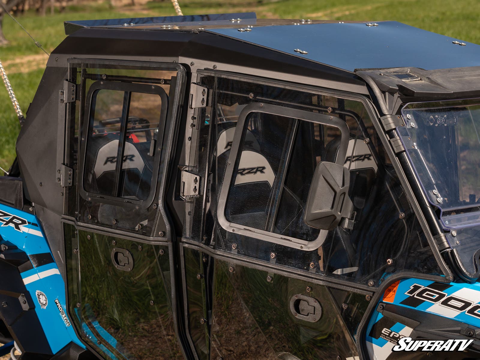 Photo of SuperATV Polaris RZR XP 4 Turbo Cab Enclosure Doors by SuperATV - Premium Doors for UTVs / Side by Sides