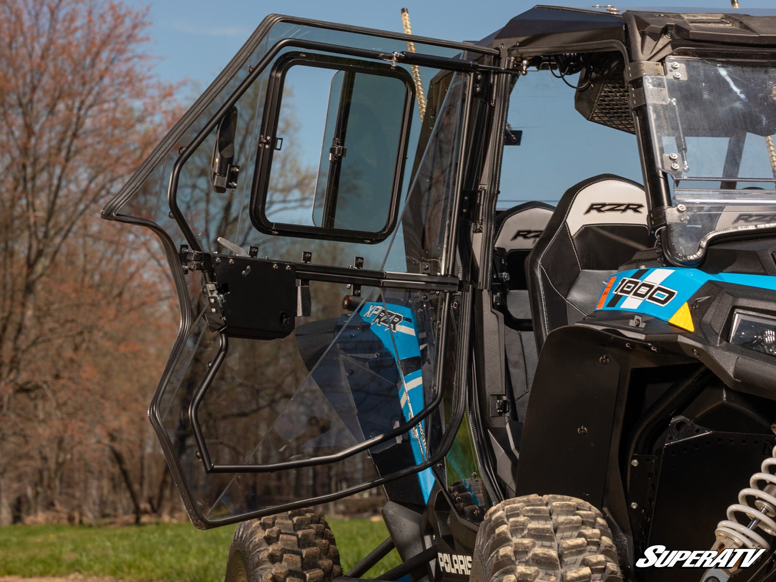 Photo of SuperATV Polaris RZR XP 4 Turbo Cab Enclosure Doors by SuperATV - Premium Doors for UTVs / Side by Sides