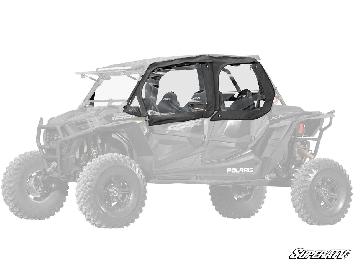 Photo of SuperATV Polaris RZR S4 1000 Primal Soft Cab Enclosure Upper Doors by SuperATV - Premium Doors for UTVs / Side by Sides