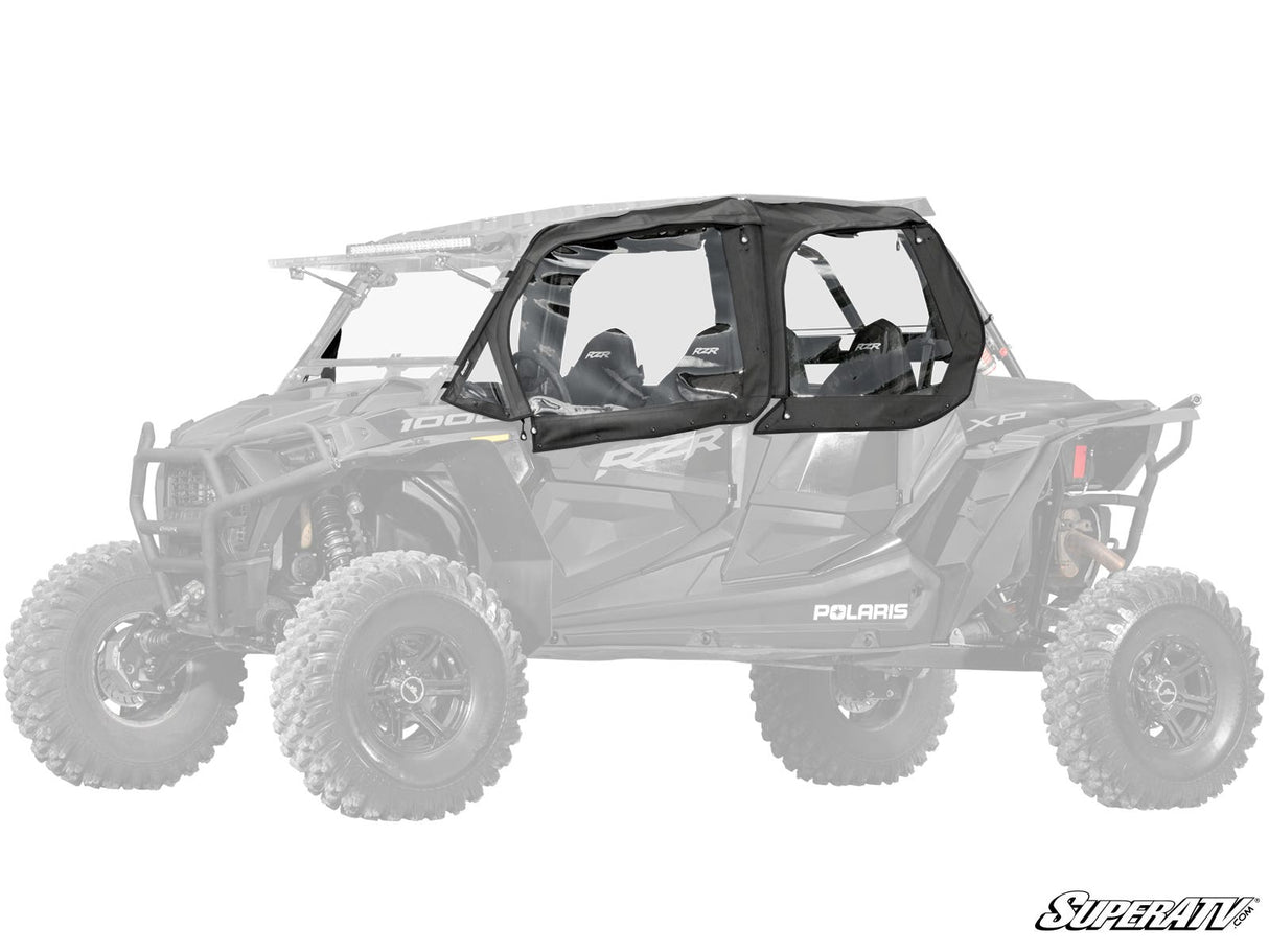 Photo of SuperATV Polaris RZR 4 900 Primal Soft Cab Enclosure Upper Doors by SuperATV - Premium Cab Enclosures for UTVs / Side by Sides