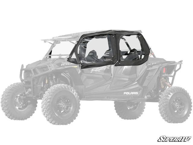 Photo of SuperATV Polaris RZR 4 900 Primal Soft Cab Enclosure Upper Doors by SuperATV - Premium Cab Enclosures for UTVs / Side by Sides