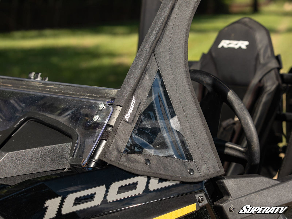 Photo of SuperATV Polaris RZR S4 1000 Primal Soft Cab Enclosure Upper Doors by SuperATV - Premium Doors for UTVs / Side by Sides