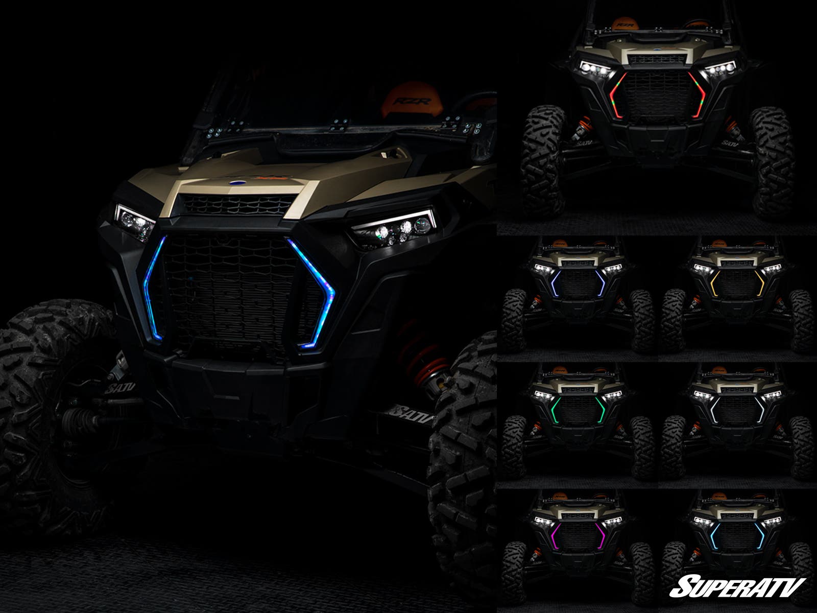 Photo of SuperATV Polaris RZR Fang Lights by SuperATV - Premium Head Lights for UTVs / Side by Sides