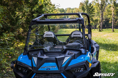 Polaris RZR XP 1000 Fold Down Windshield - Clear; Scratch Resistant - 2019-2021