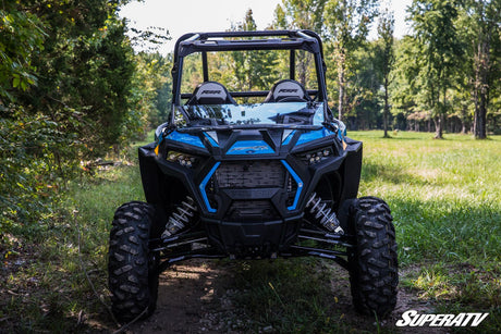 Polaris RZR XP 1000 Fold Down Windshield - Clear; Scratch Resistant - 2019+
