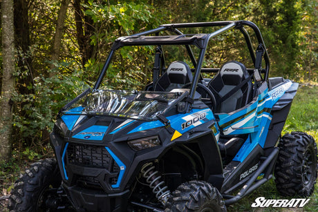 Polaris RZR XP 1000 Fold Down Windshield - Clear; Scratch Resistant - 2019+