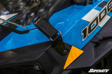 Polaris RZR XP 1000 Fold Down Windshield - Clear; Scratch Resistant - 2019-2021