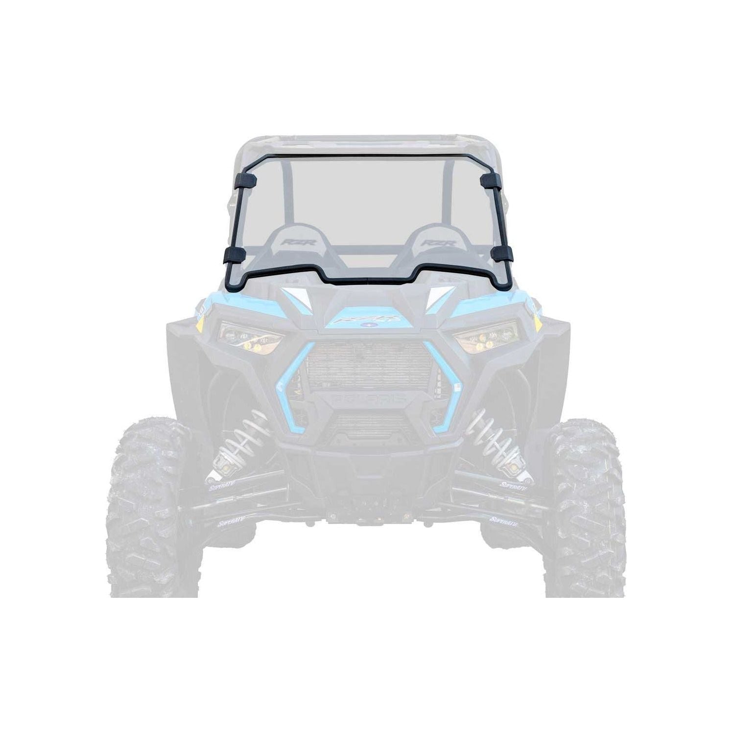 Photo of Polaris RZR XP Turbo Scratch Resistant Full Windshield by SuperATV - Premium Windshields for UTVs / Side by Sides