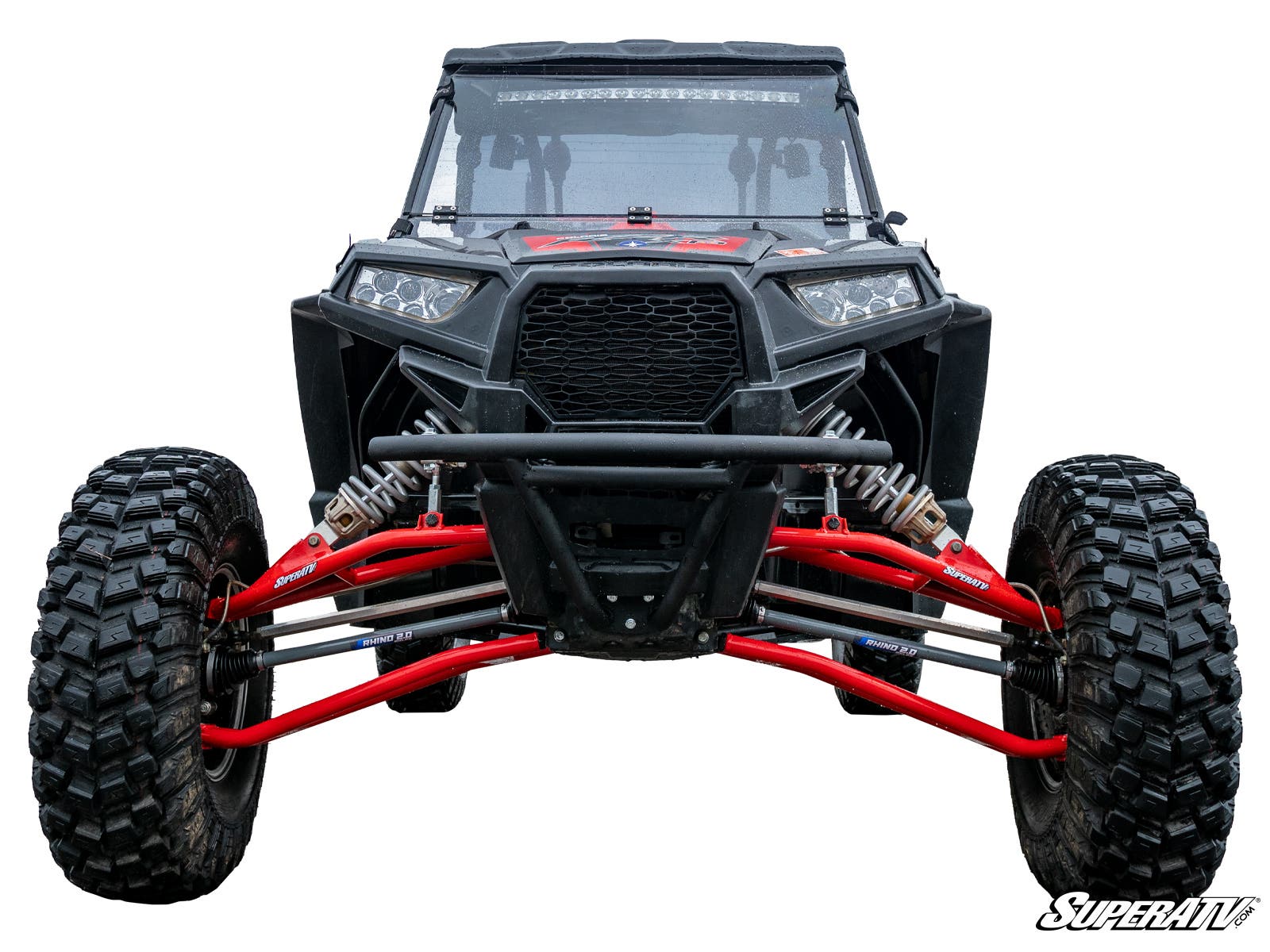 Photo of SuperATV Polaris RZR XP 1000 3" Chromoly Tubed Long Travel Kit by SuperATV - Premium Long Travel Suspension Kits for UTVs / Side by Sides