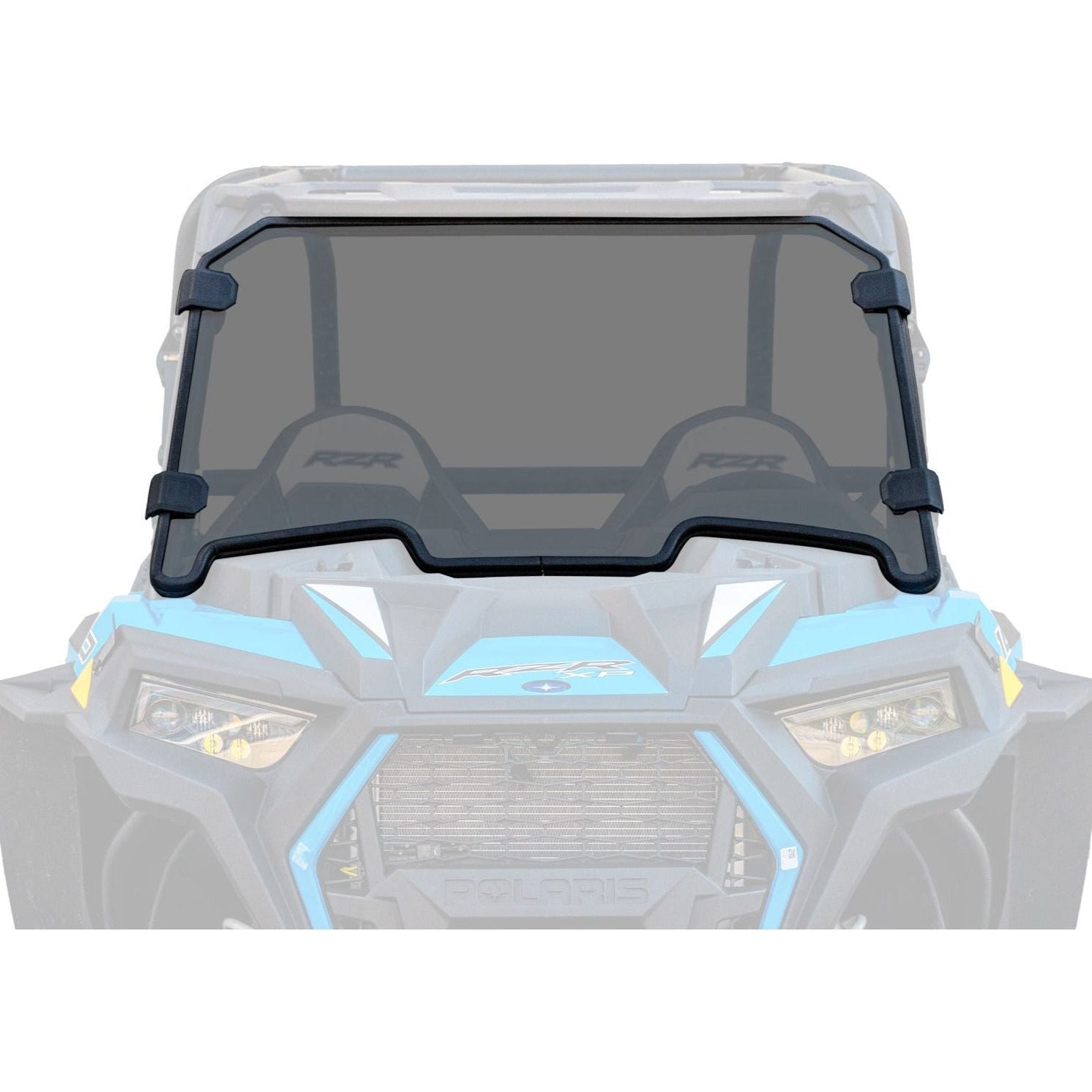 Photo of Polaris RZR XP Turbo Scratch Resistant Full Windshield by SuperATV - Premium Windshields for UTVs / Side by Sides