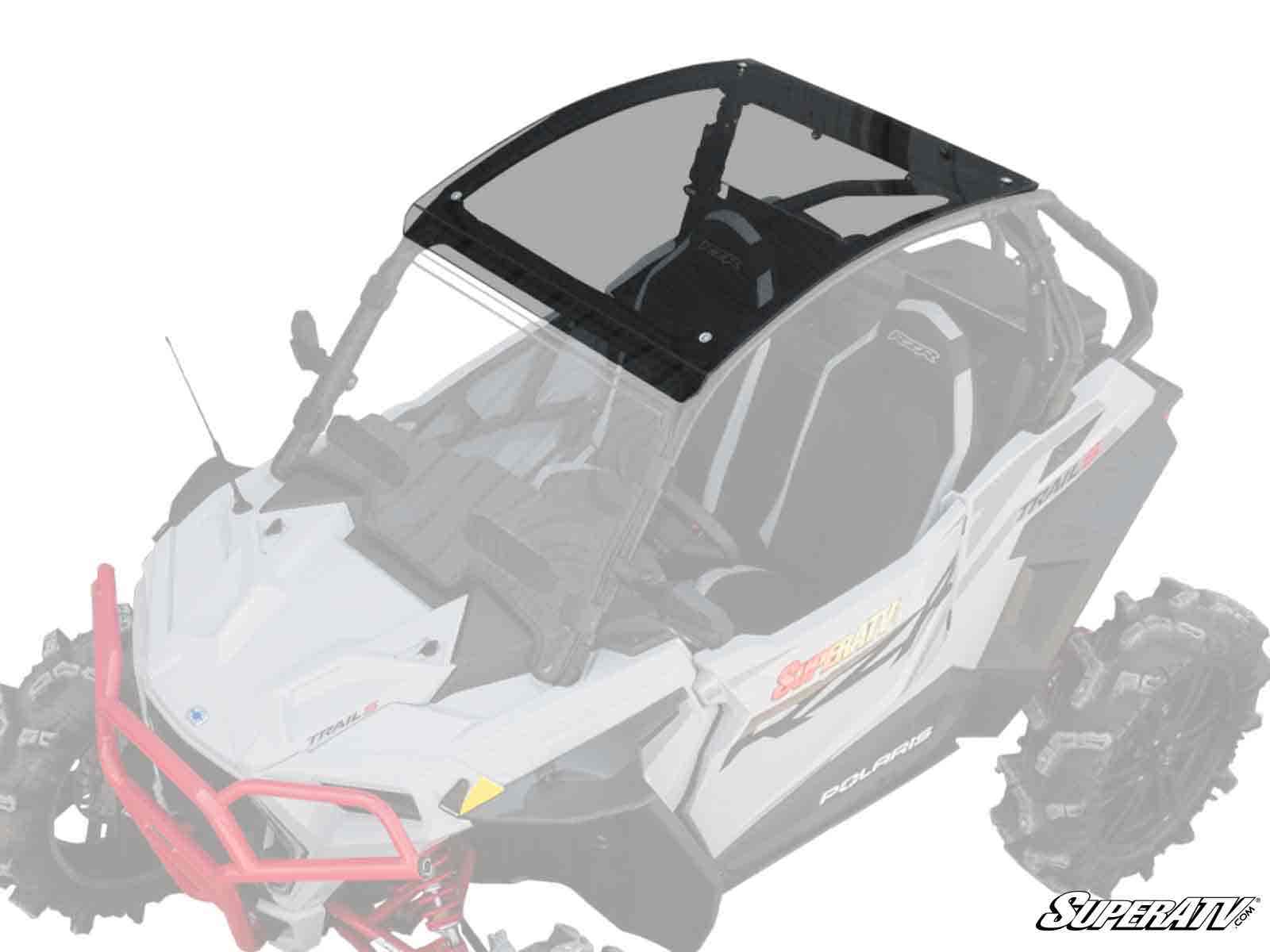 Photo of SuperATV Polaris RZR Trail S 1000 Tinted Roof by SuperATV - Premium Roofs for UTVs / Side by Sides