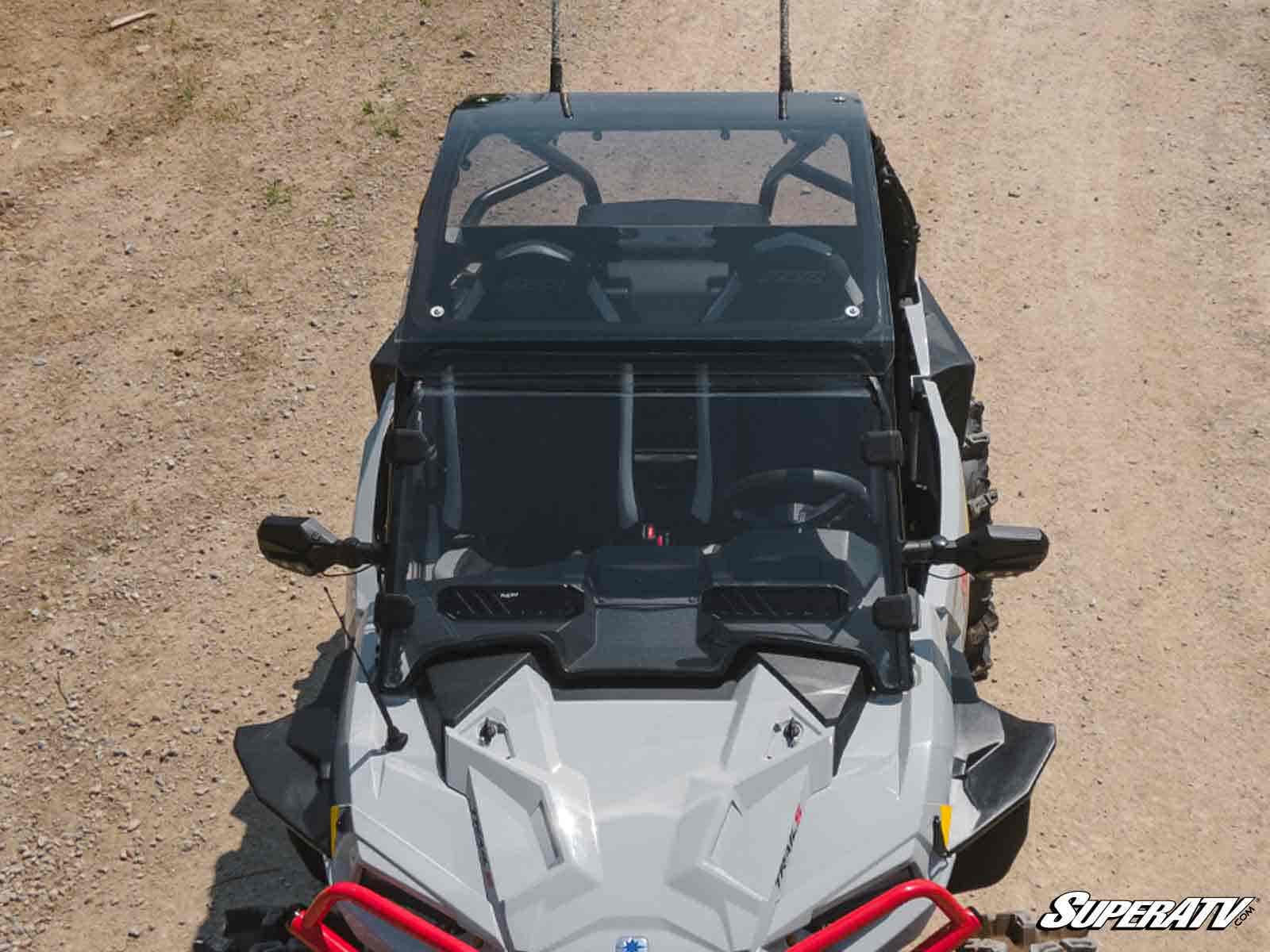 Photo of SuperATV Polaris RZR Trail S 1000 Tinted Roof by SuperATV - Premium Roofs for UTVs / Side by Sides