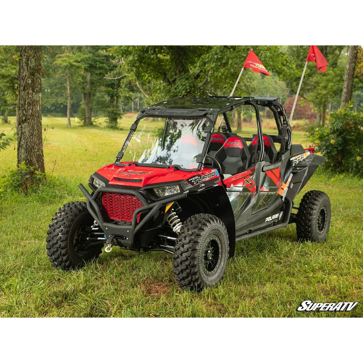 Polaris RZR XP Turbo Scratch Resistant Full Windshield