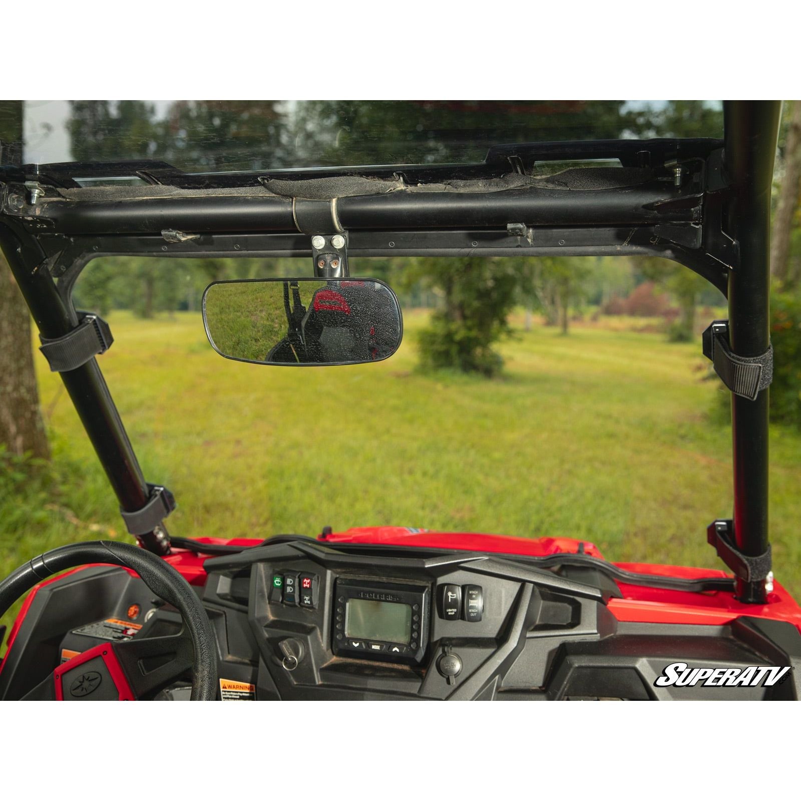 Photo of Polaris RZR XP Turbo Scratch Resistant Full Windshield by SuperATV - Premium Windshields for UTVs / Side by Sides