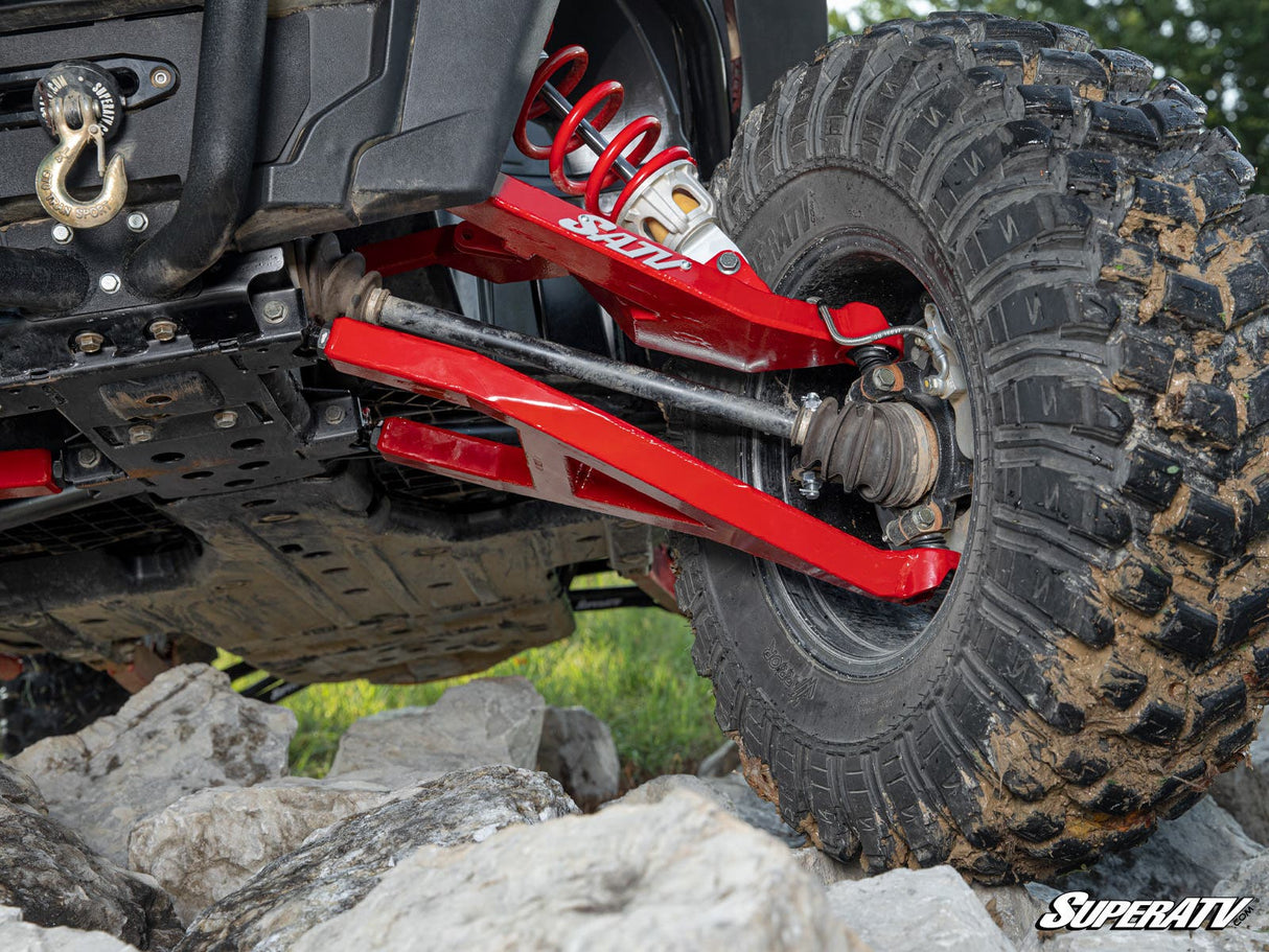 Photo of SuperATV Polaris RZR XP Turbo Sidewinder A-Arms—1.5" Forward Offset by SuperATV - Premium A-Arms & Control Arms for UTVs / Side by Sides