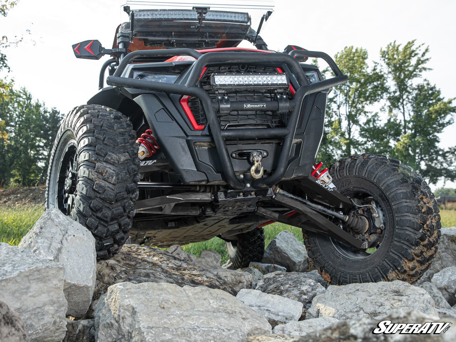 Photo of SuperATV Polaris RZR XP 1000 Sidewinder A-Arms1.5" Forward Offset by SuperATV - Premium for UTVs / Side by Sides