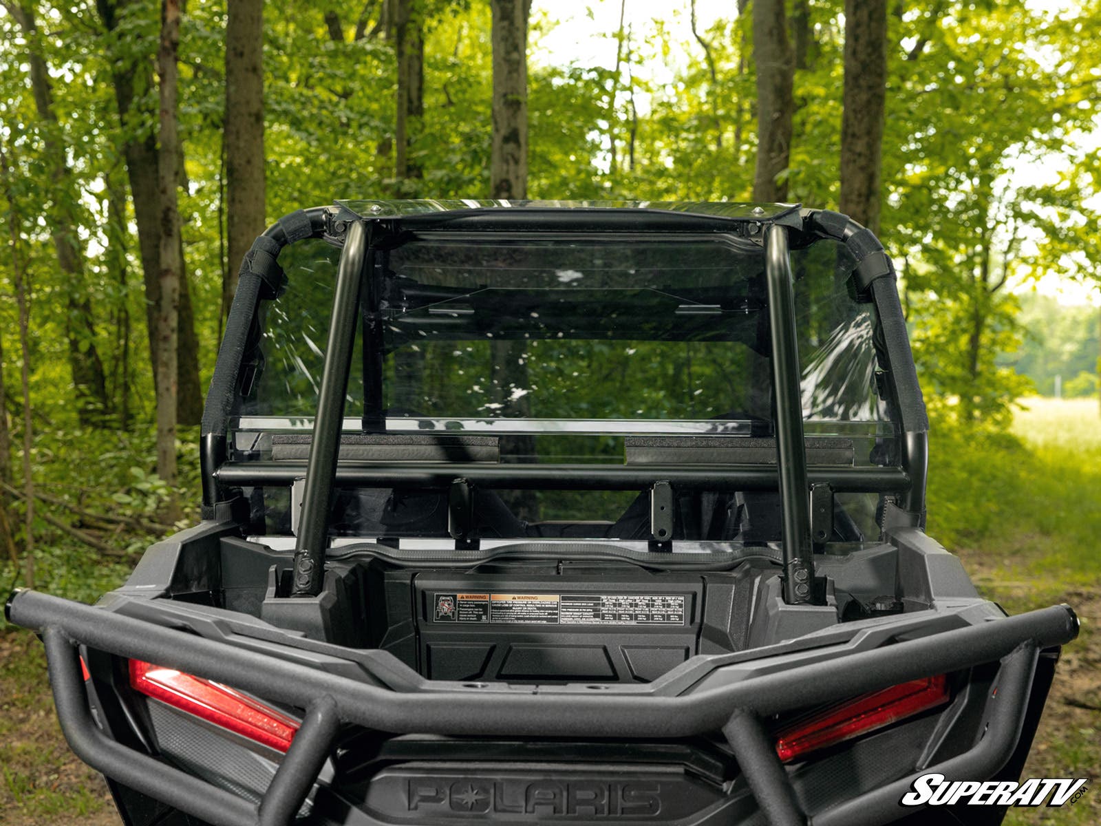 Photo of SuperATV Polaris RZR XP 1000 Rear Windshield by SuperATV - Premium Windshields for UTVs / Side by Sides