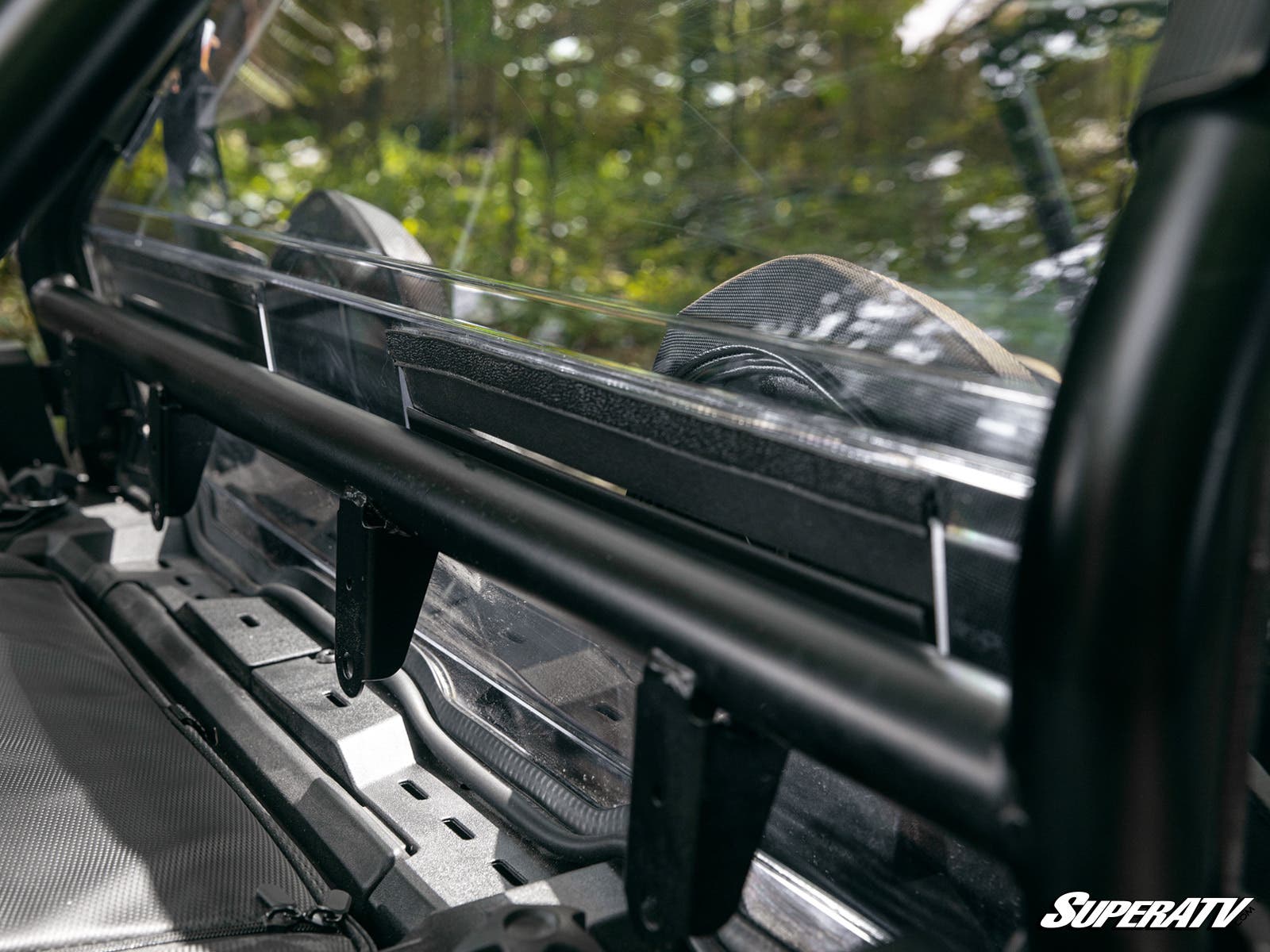 Photo of SuperATV Polaris RZR XP Turbo Rear Windshield by SuperATV - Premium Windshields for UTVs / Side by Sides
