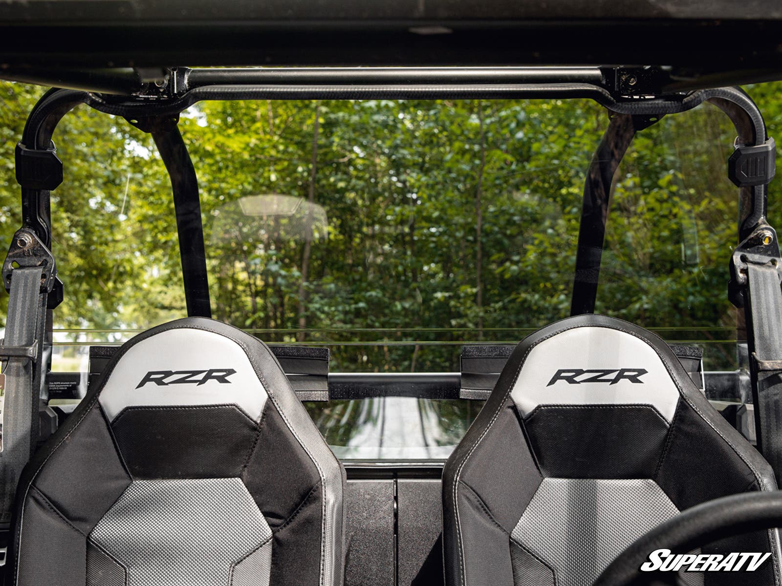 Photo of SuperATV Polaris RZR XP 1000 Rear Windshield by SuperATV - Premium Windshields for UTVs / Side by Sides