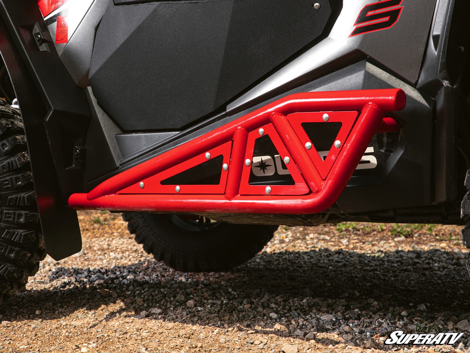 Photo of SuperATV Polaris RZR Trail S 1000 Heavy-Duty Tube Rock Sliders by SuperATV - Premium Nerf Bars for UTVs / Side by Sides