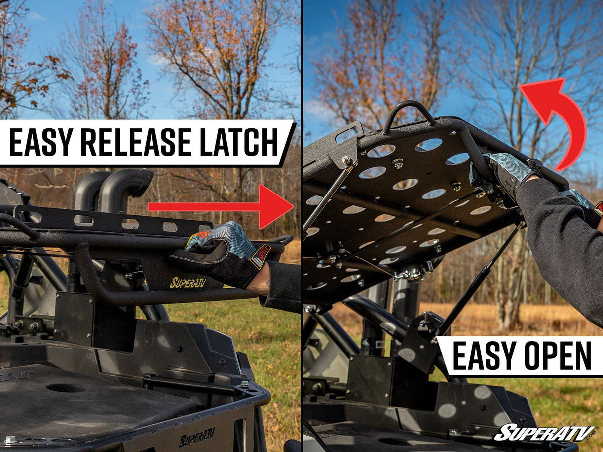 SuperATV Polaris RZR PRO XP Cargo Rack Alpha