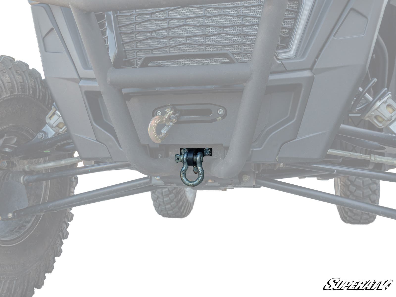 Photo of SuperATV Polaris RZR Hitch Plate by SuperATV - Premium Receivers & Hitches for UTVs / Side by Sides