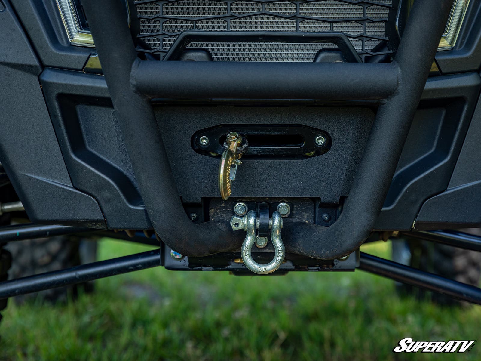 Photo of SuperATV Polaris RZR Hitch Plate by SuperATV - Premium Receivers & Hitches for UTVs / Side by Sides