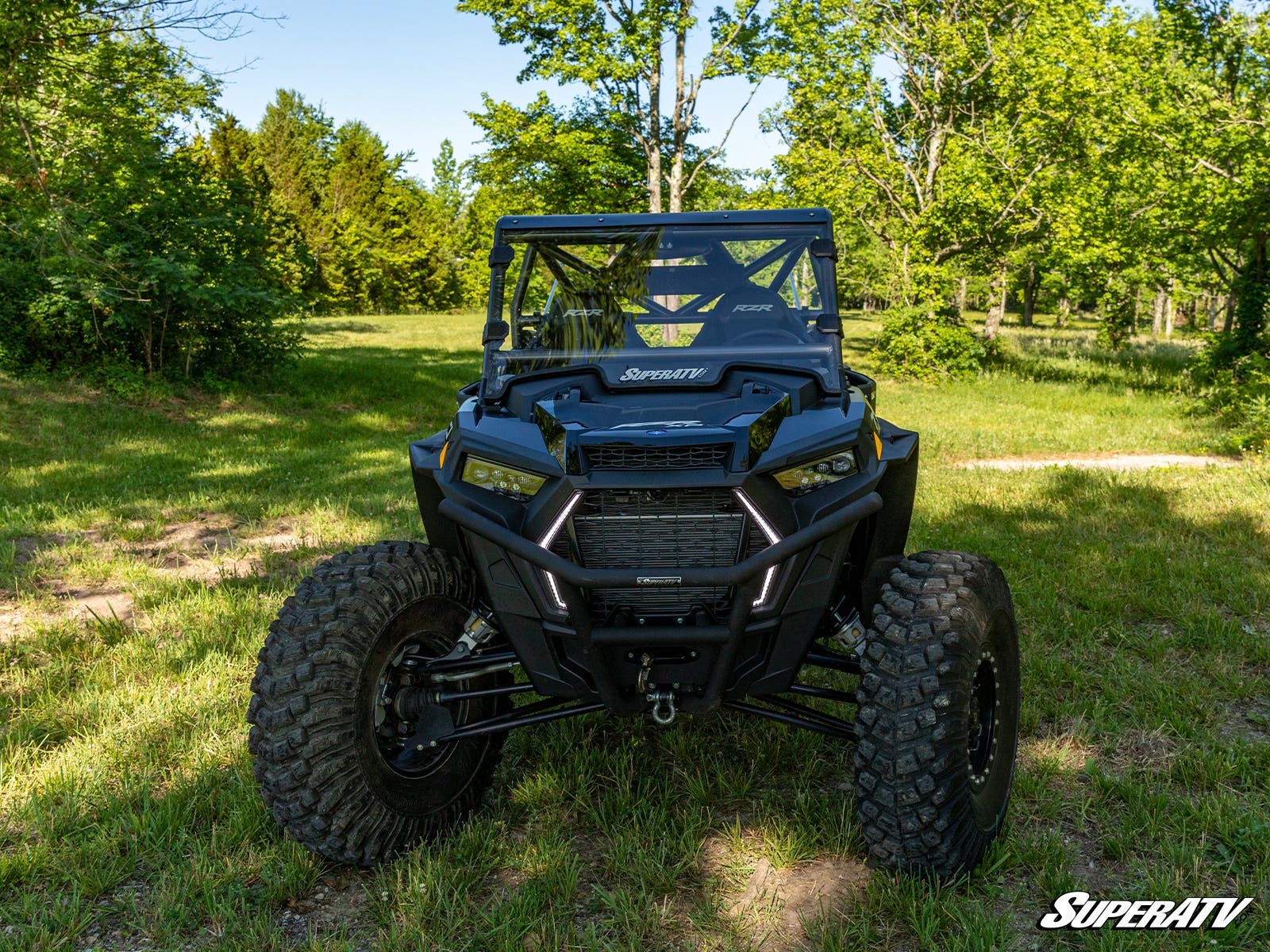Photo of SuperATV Polaris RZR Hitch Plate by SuperATV - Premium Receivers & Hitches for UTVs / Side by Sides