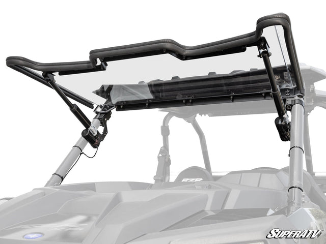Photo of SuperATV Polaris RZR XP Turbo MaxDrive Power Flip Windshield by SuperATV - Premium Windshields for UTVs / Side by Sides