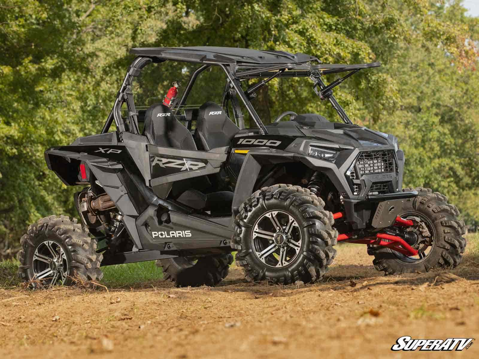 Photo of SuperATV Polaris RZR XP 1000 MaxDrive Power Flip Windshield by SuperATV - Premium Windshields for UTVs / Side by Sides
