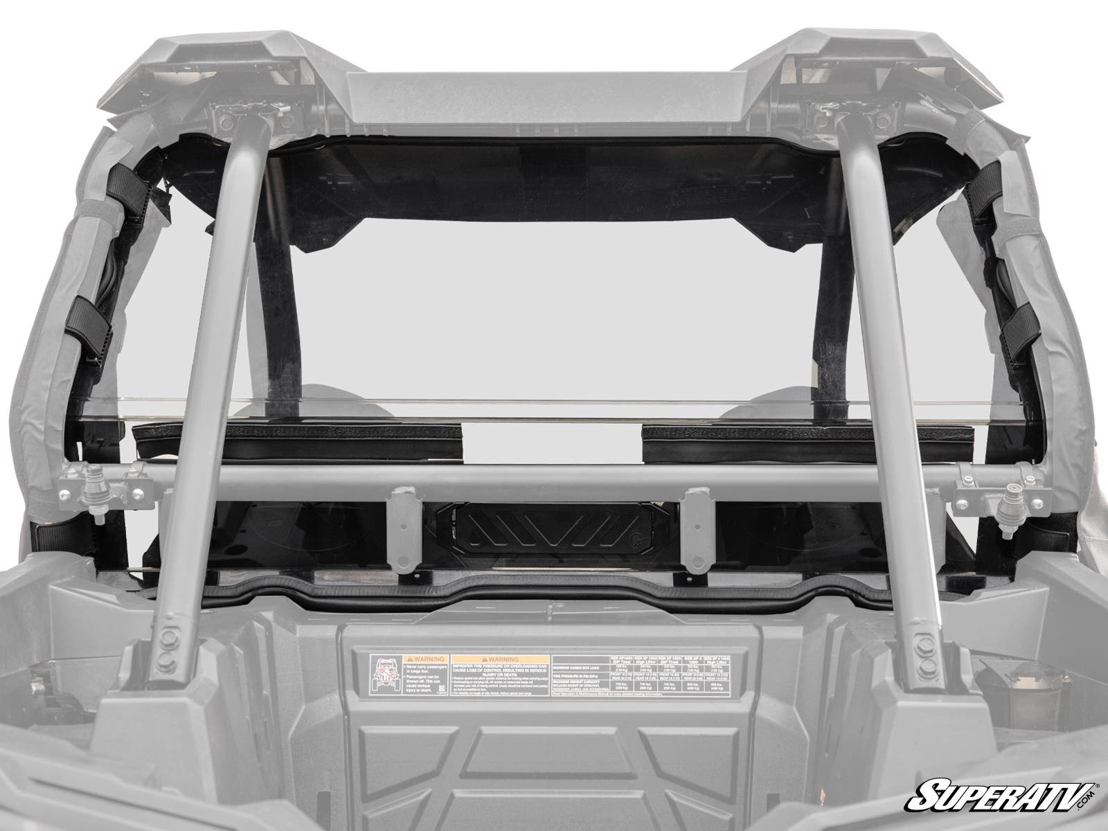 Photo of SuperATV Polaris RZR XP 1000 Rear Vented Windshield by SuperATV - Premium Windshields for UTVs / Side by Sides