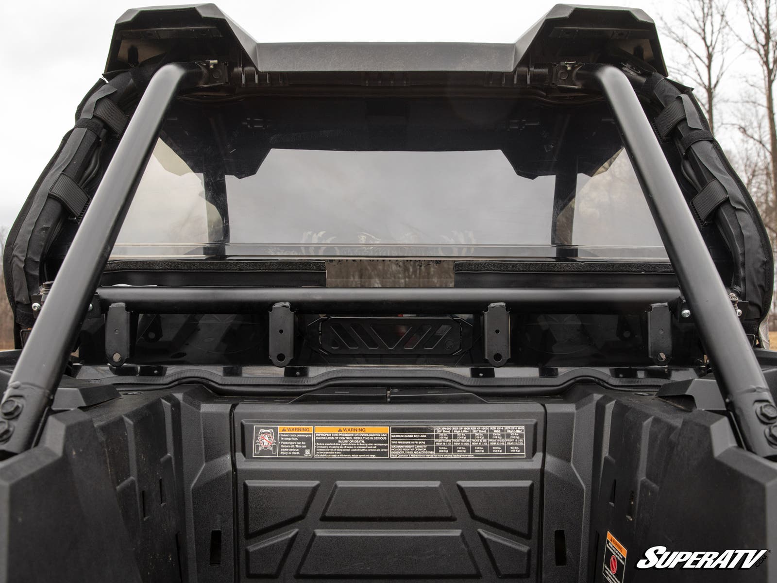 Photo of SuperATV Polaris RZR XP 1000 Rear Vented Windshield by SuperATV - Premium Windshields for UTVs / Side by Sides