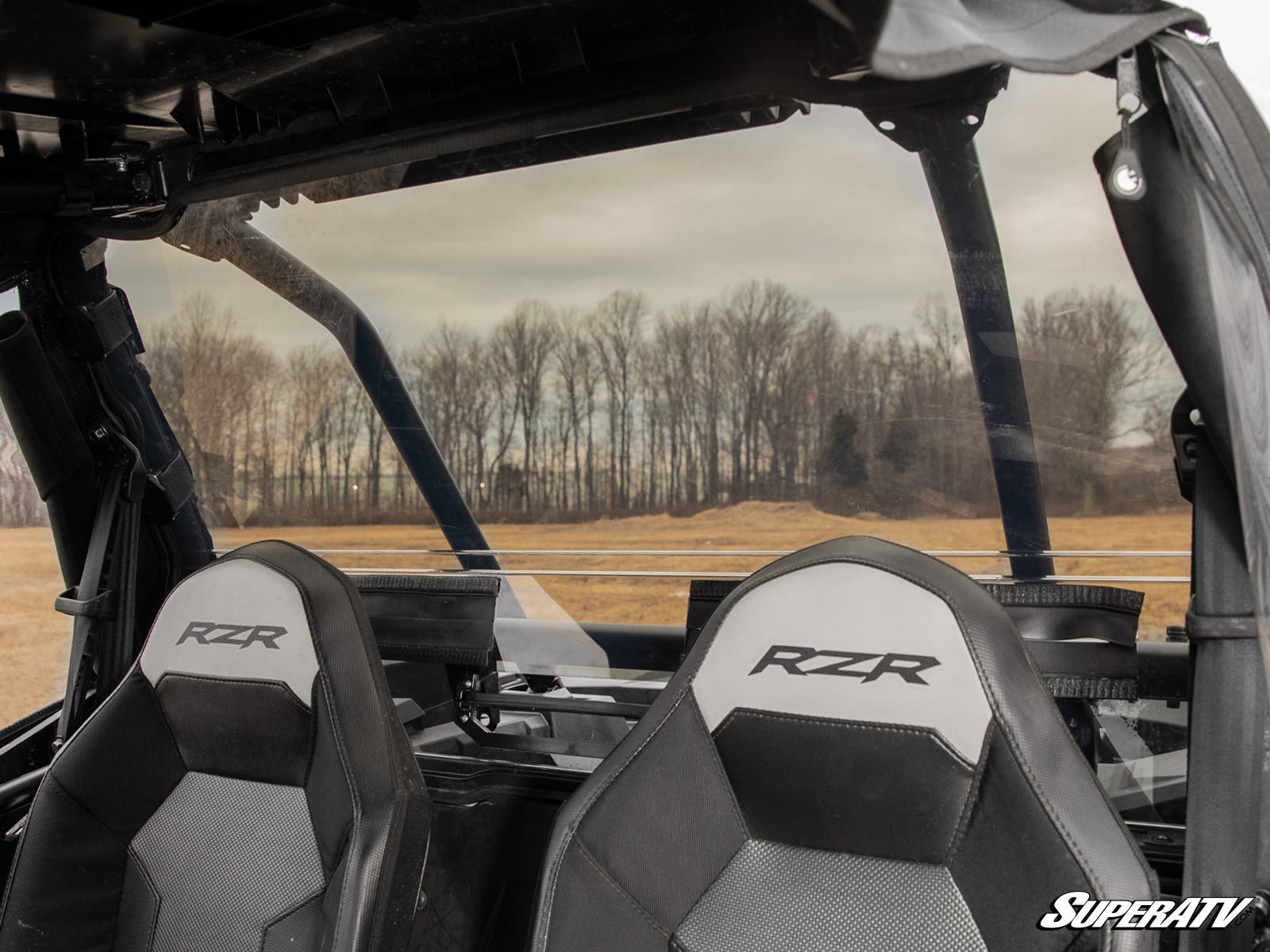 Photo of SuperATV Polaris RZR XP 1000 Rear Vented Windshield by SuperATV - Premium Windshields for UTVs / Side by Sides