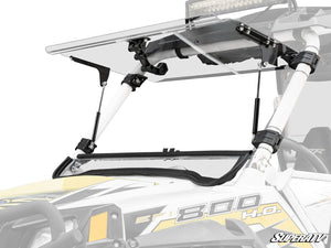 SuperATV Polaris RZR Scratch Resistant Flip Windshield