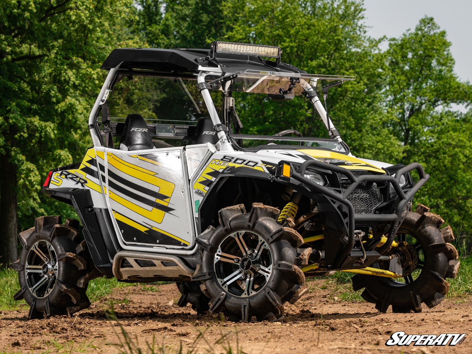 Photo of SuperATV Polaris RZR Scratch Resistant Flip Windshield by SuperATV - Premium Windshields for UTVs / Side by Sides