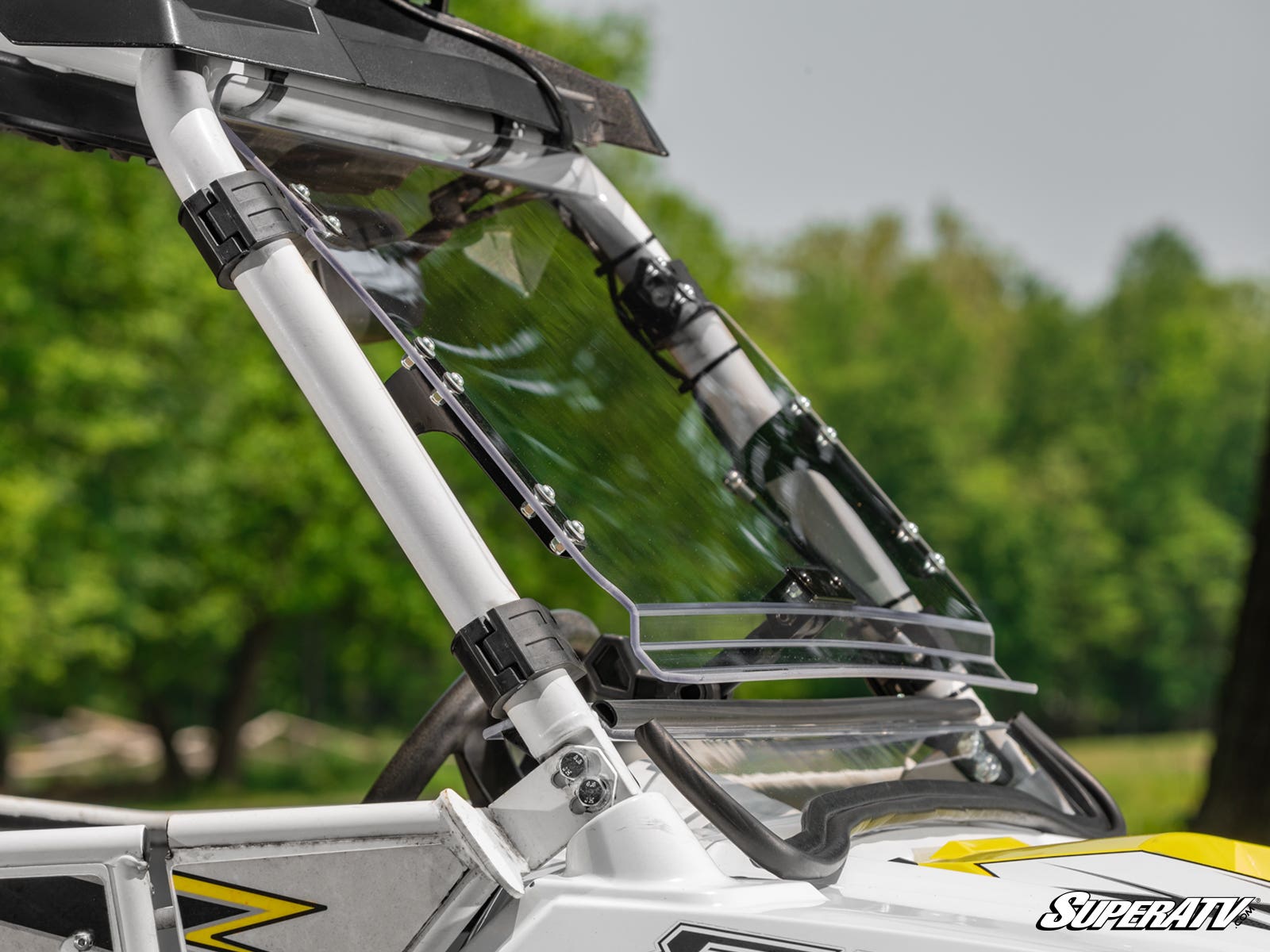 Photo of SuperATV Polaris RZR Scratch Resistant Flip Windshield by SuperATV - Premium Windshields for UTVs / Side by Sides