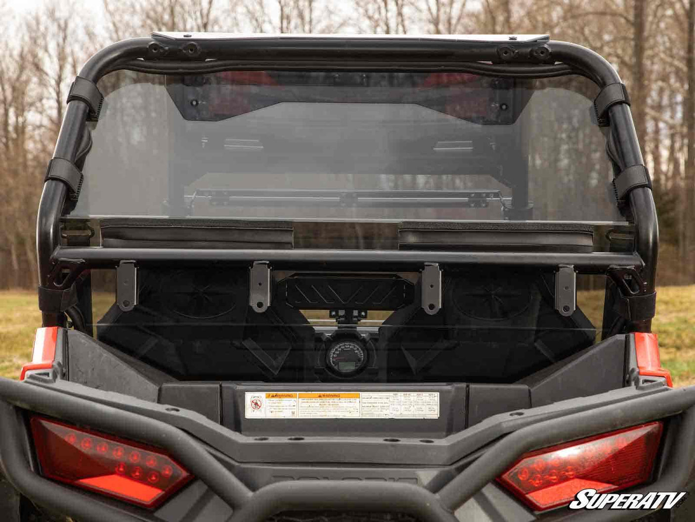 Photo of SuperATV Polaris RZR S 1000 Rear Vented Windshield by SuperATV - Premium Windshields for UTVs / Side by Sides