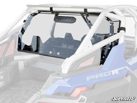 Photo of SuperATV Polaris RZR Pro R Rear Vented Windshield by SuperATV - Premium Windshields for UTVs / Side by Sides