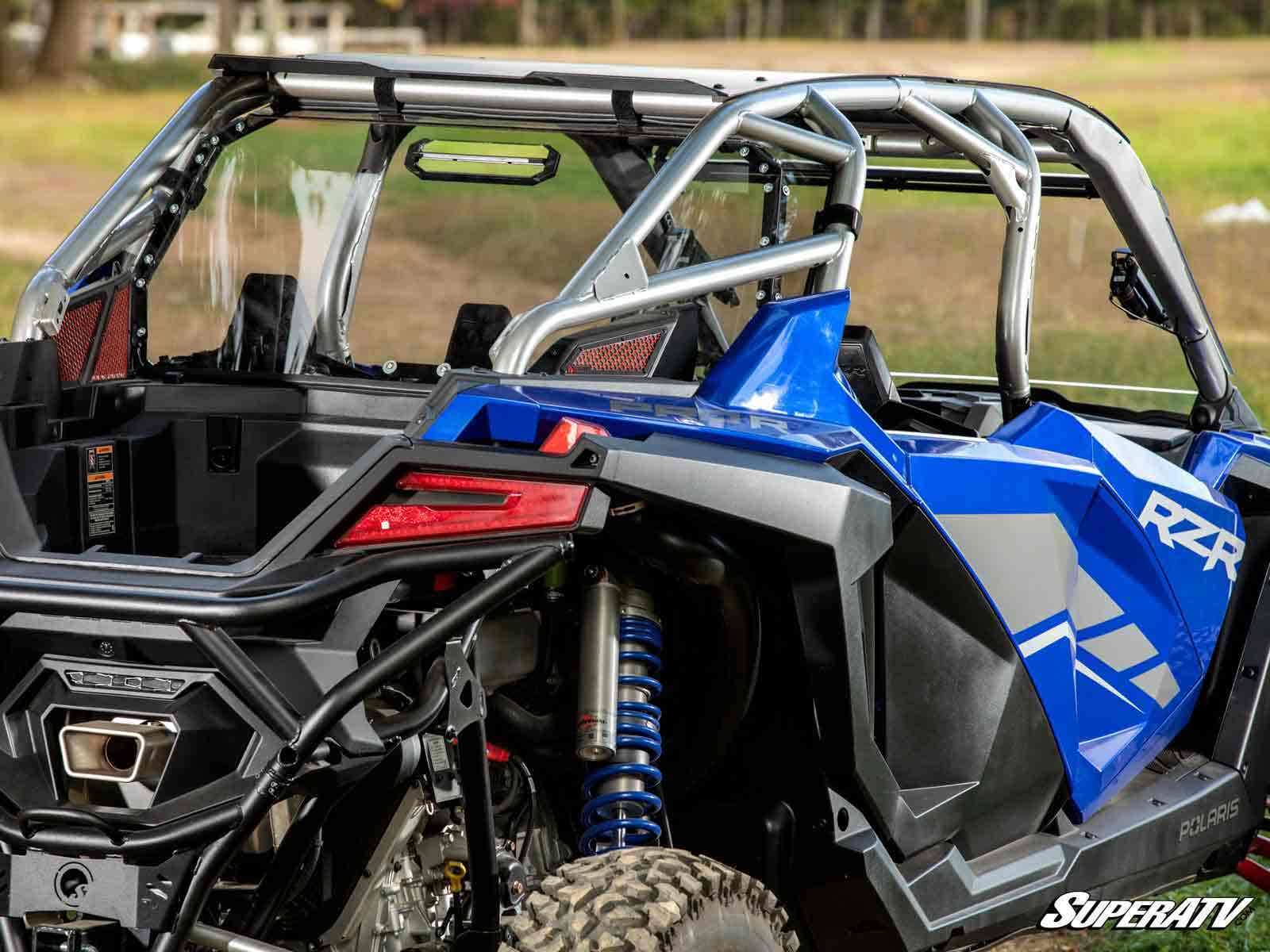Photo of SuperATV Polaris RZR Pro R Rear Vented Windshield by SuperATV - Premium Windshields for UTVs / Side by Sides