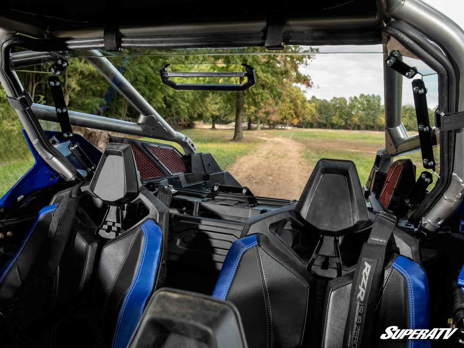 Photo of SuperATV Polaris RZR Pro R Rear Vented Windshield by SuperATV - Premium Windshields for UTVs / Side by Sides