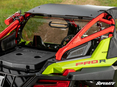 Photo of SuperATV Polaris RZR Pro R Rear Vented Windshield by SuperATV - Premium Windshields for UTVs / Side by Sides