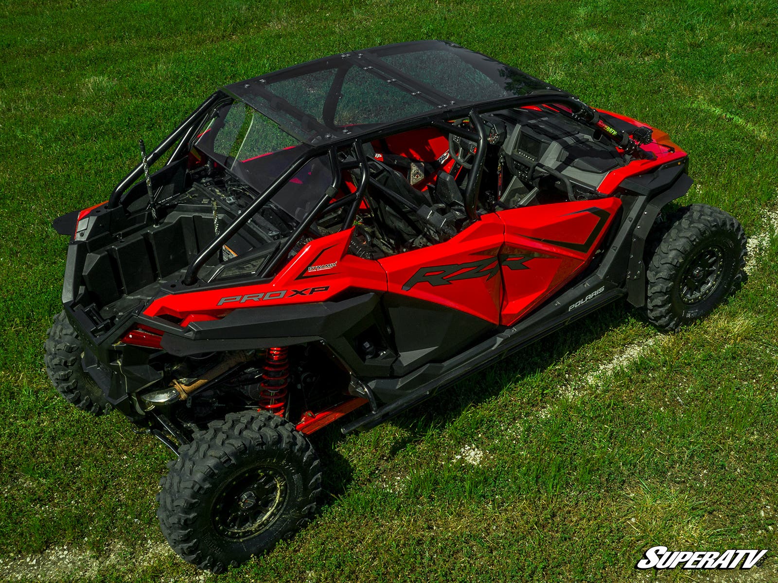 Photo of SuperATV Polaris RZR Turbo R 4 Tinted Roof by SuperATV - Premium Roofs for UTVs / Side by Sides