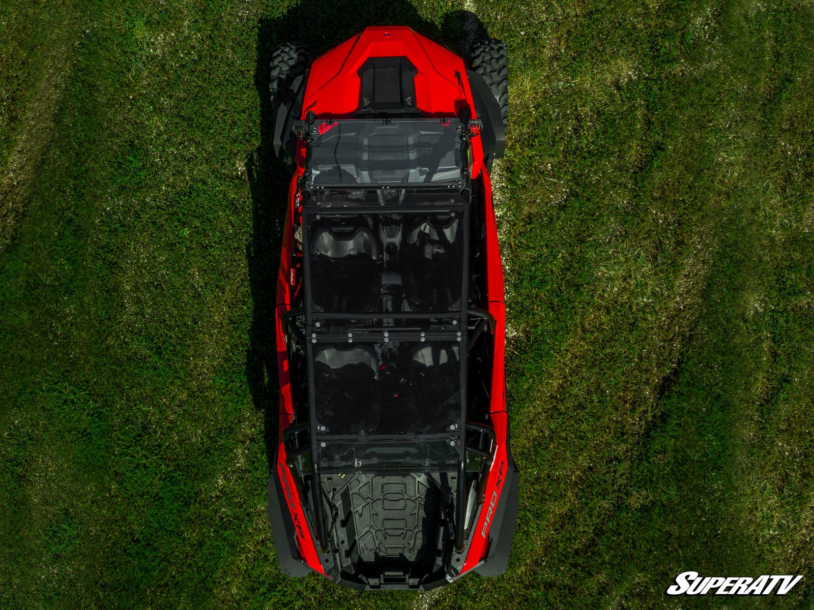 Photo of SuperATV Polaris RZR Turbo R 4 Tinted Roof by SuperATV - Premium Roofs for UTVs / Side by Sides