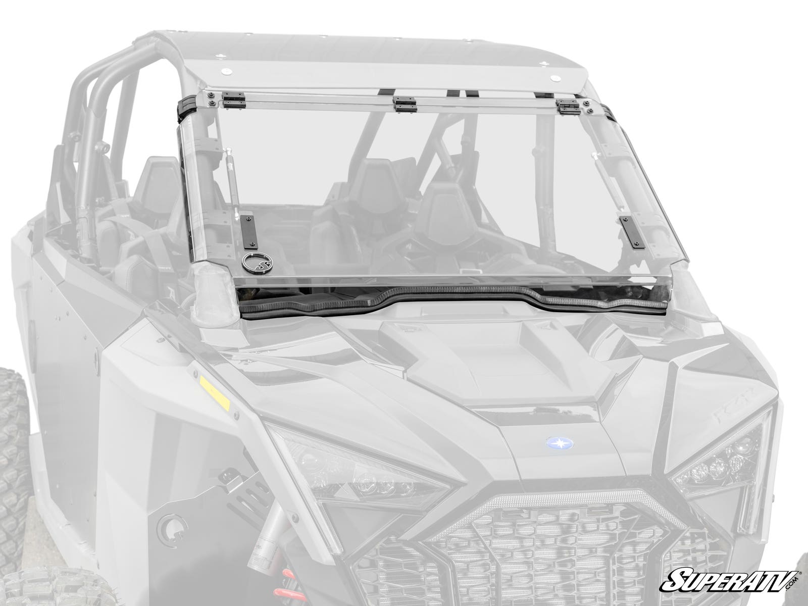 Photo of SuperATV Polaris RZR PRO XP Scratch Resistant Flip Windshield by SuperATV - Premium Windshields for UTVs / Side by Sides