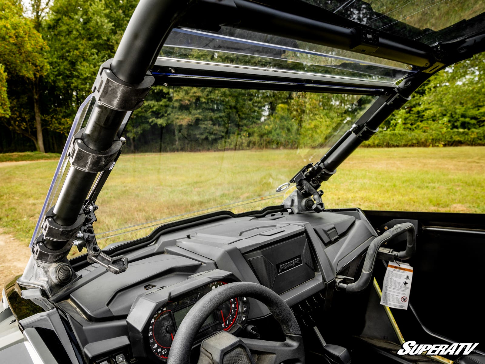 Photo of SuperATV Polaris RZR PRO XP Scratch Resistant Flip Windshield by SuperATV - Premium Windshields for UTVs / Side by Sides