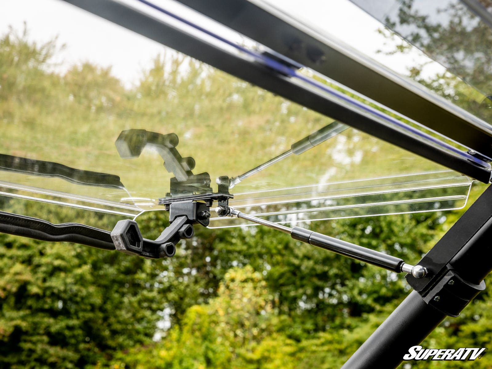 Photo of SuperATV Polaris RZR PRO XP Scratch Resistant Flip Windshield by SuperATV - Premium Windshields for UTVs / Side by Sides