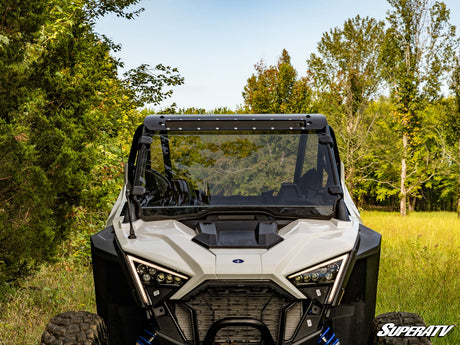 Photo of SuperATV Polaris RZR Turbo R Scratch-Resistant Full Windshield by SuperATV - Premium Windshields for UTVs / Side by Sides